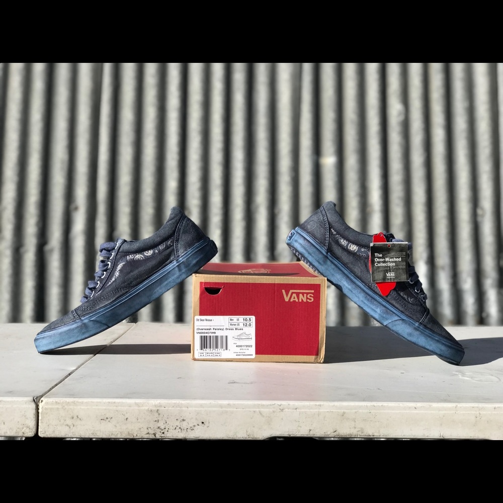 Vans Old Skool Reissue Overwash Paisley DressBlues